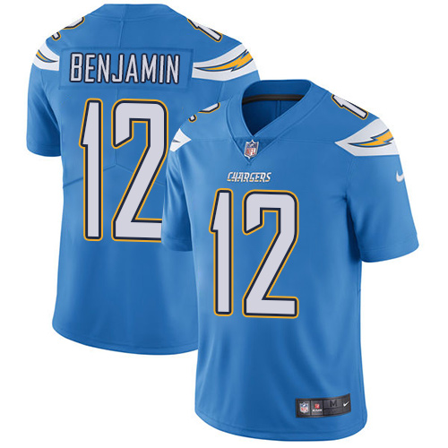 Nike Chargers #12 Travis Benjamin Electric Blue Alternate Men's Stitched NFL Vapor Untouchable Limited Jersey Nike Chargers #12 Travis Benjamin Electric Blue Alternate Men's Stitched NFL Vapor Untouchable Limited Jersey