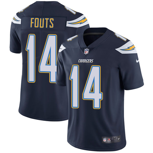 Nike Chargers #14 Dan Fouts Navy Blue Team Color Men's Stitched NFL Vapor Untouchable Limited Jersey Nike Chargers #14 Dan Fouts Navy Blue Team Color Men's Stitched NFL Vapor Untouchable Limited Jersey