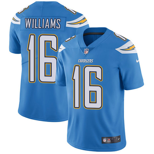 Nike Chargers #16 Tyrell Williams Electric Blue Alternate Men's Stitched NFL Vapor Untouchable Limited Jersey Nike Chargers #16 Tyrell Williams Electric Blue Alternate Men's Stitched NFL Vapor Untouchable Limited Jersey