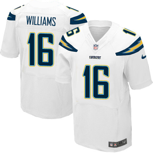 Nike Chargers #16 Tyrell Williams White Men's Stitched NFL New Elite Jersey