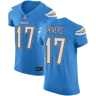 Nike Chargers #17 Philip Rivers Electric Blue Alternate Men's Stitched NFL Vapor Untouchable Elite Jersey Nike Chargers #17 Philip Rivers Electric Blue Alternate Men's Stitched NFL Vapor Untouchable Elite Jersey