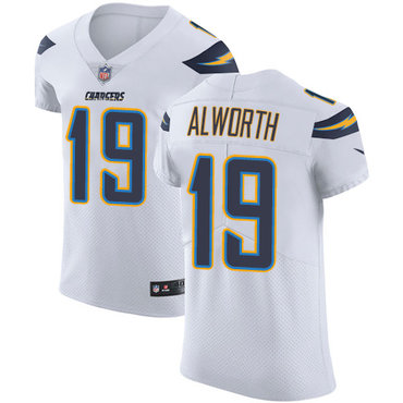 Nike Chargers #19 Lance Alworth White Men's Stitched NFL Vapor Untouchable Elite Jersey Nike Chargers #19 Lance Alworth White Men's Stitched NFL Vapor Untouchable Elite Jersey