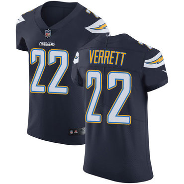 Nike Chargers #22 Jason Verrett Navy Blue Team Color Men's Stitched NFL Vapor Untouchable Elite Jersey Nike Chargers #22 Jason Verrett Navy Blue Team Color Men's Stitched NFL Vapor Untouchable Elite Jersey