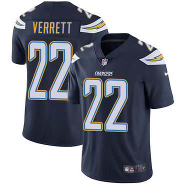 Nike Chargers #22 Jason Verrett Navy Blue Team Color Men's Stitched NFL Vapor Untouchable Limited Jersey Nike Chargers #22 Jason Verrett Navy Blue Team Color Men's Stitched NFL Vapor Untouchable Limited Jersey