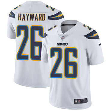 Nike Chargers #26 Casey Hayward White Men's Stitched NFL Vapor Untouchable Limited Jersey Nike Chargers #26 Casey Hayward White Men's Stitched NFL Vapor Untouchable Limited Jersey