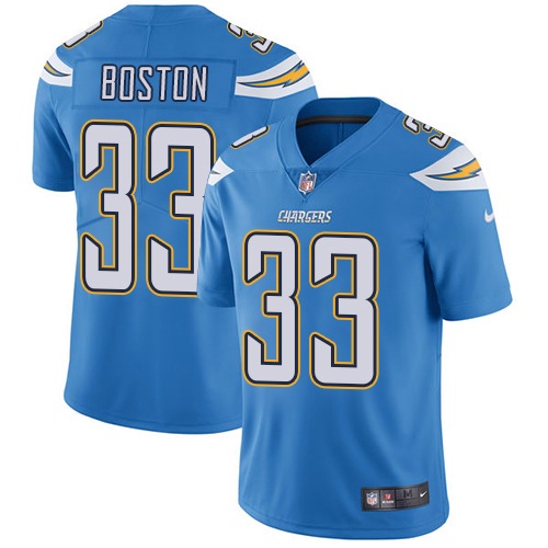 Nike Chargers #33 Tre Boston Electric Blue Alternate Men's Stitched NFL Vapor Untouchable Limited Jersey Nike Chargers #33 Tre Boston Electric Blue Alternate Men's Stitched NFL Vapor Untouchable Limited Jersey