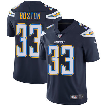 Nike Chargers #33 Tre Boston Navy Blue Team Color Men's Stitched NFL Vapor Untouchable Limited Jersey Nike Chargers #33 Tre Boston Navy Blue Team Color Men's Stitched NFL Vapor Untouchable Limited Jersey