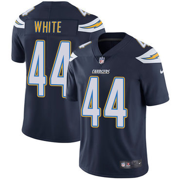 Nike Chargers #44 Kyzir White Navy Blue Team Color Men's Stitched NFL Vapor Untouchable Limited Jersey Nike Chargers #44 Kyzir White Navy Blue Team Color Men's Stitched NFL Vapor Untouchable Limited Jersey