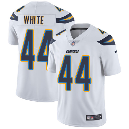 Nike Chargers #44 Kyzir White White Men's Stitched NFL Vapor Untouchable Limited Jersey Nike Chargers #44 Kyzir White White Men's Stitched NFL Vapor Untouchable Limited Jersey
