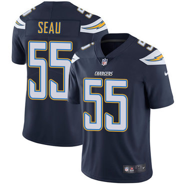 Nike Chargers #55 Junior Seau Navy Blue Team Color Men's Stitched NFL Vapor Untouchable Limited Jersey Nike Chargers #55 Junior Seau Navy Blue Team Color Men's Stitched NFL Vapor Untouchable Limited Jersey