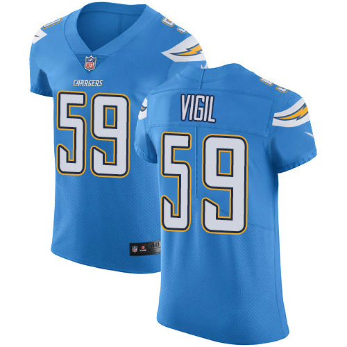 Nike Chargers #59 Nick Vigil Electric Blue Alternate Men's Stitched NFL New Elite Jersey Nike Chargers #59 Nick Vigil Electric Blue Alternate Men's Stitched NFL New Elite Jersey