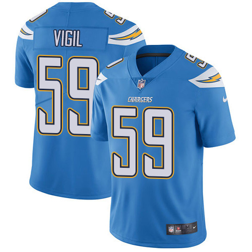 Nike Chargers #59 Nick Vigil Electric Blue Alternate Men's Stitched NFL Vapor Untouchable Limited Jersey Nike Chargers #59 Nick Vigil Electric Blue Alternate Men's Stitched NFL Vapor Untouchable Limited Jersey