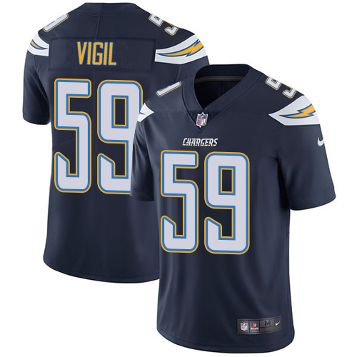 Nike Chargers #59 Nick Vigil Navy Blue Team Color Men's Stitched NFL Vapor Untouchable Limited Jersey Nike Chargers #59 Nick Vigil Navy Blue Team Color Men's Stitched NFL Vapor Untouchable Limited Jersey