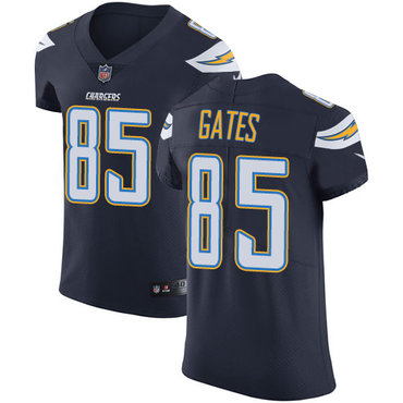 Nike Chargers #85 Antonio Gates Navy Blue Team Color Men's Stitched NFL Vapor Untouchable Elite Jersey Nike Chargers #85 Antonio Gates Navy Blue Team Color Men's Stitched NFL Vapor Untouchable Elite Jersey