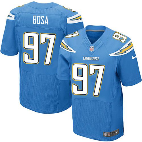 Nike Chargers #97 Joey Bosa Electric Blue Alternate Men's Stitched NFL New Elite Jersey Nike Chargers #97 Joey Bosa Electric Blue Alternate Men's Stitched NFL New Elite Jersey