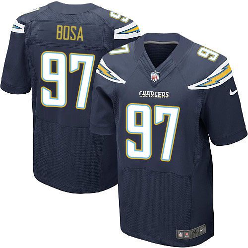 Nike Chargers #97 Joey Bosa Navy Blue Team Color Men's Stitched NFL New Elite Jersey Nike Chargers #97 Joey Bosa Navy Blue Team Color Men's Stitched NFL New Elite Jersey