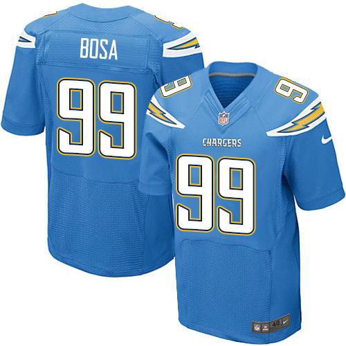 Nike Chargers #99 Joey Bosa Electric Blue Alternate Men's Stitched NFL New Elite Jersey Nike Chargers #99 Joey Bosa Electric Blue Alternate Men's Stitched NFL New Elite Jersey
