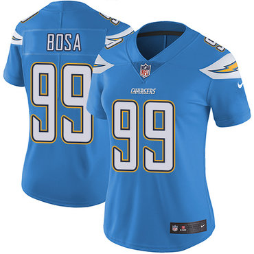 Nike Chargers #99 Joey Bosa Electric Blue Alternate Women's Stitched NFL Vapor Untouchable Limited Jersey