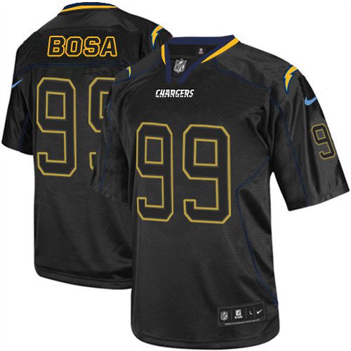 Nike Chargers #99 Joey Bosa Lights Out Black Men's Stitched NFL Elite Jersey Nike Chargers #99 Joey Bosa Lights Out Black Men's Stitched NFL Elite Jersey