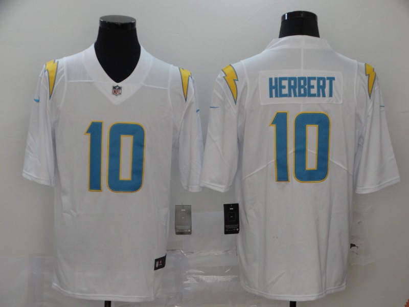 Nike Chargers 10 Justin Herbert White 2020 Vapor Untouchable Limited Jersey Nike Chargers 10 Justin Herbert White 2020 Vapor Untouchable Limited Jersey