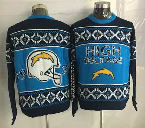 Nike Chargers Men's Ugly Sweater Nike Chargers Men's Ugly Sweater