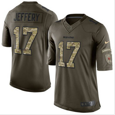 Nike Chicago Bears #17 Alshon Jeffery Green Men's Stitched NFL Limited Salute to Service Jersey Nike Chicago Bears #17 Alshon Jeffery Green Men's Stitched NFL Limited Salute to Service Jersey