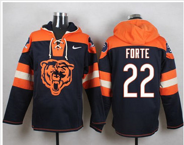 Nike Chicago Bears #22 Matt Forte Navy Blue Player Pullover NFL Hoodie Nike Chicago Bears #22 Matt Forte Navy Blue Player Pullover NFL Hoodie
