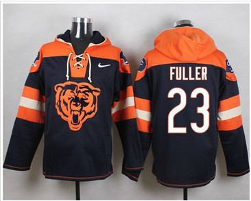 Nike Chicago Bears #23 Kyle Fuller Navy Blue Player Pullover NFL Hoodie Nike Chicago Bears #23 Kyle Fuller Navy Blue Player Pullover NFL Hoodie