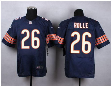 Nike Chicago Bears #26 Antrel Rolle Navy Blue Team Color Men's Stitched NFL Elite Jersey Nike Chicago Bears #26 Antrel Rolle Navy Blue Team Color Men's Stitched NFL Elite Jersey