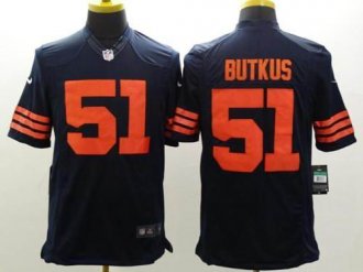 Nike Chicago Bears #51 Dick Butkus Navy Blue 1940s Throwback NFL Limited Jersey Nike Chicago Bears #51 Dick Butkus Navy Blue 1940s Throwback NFL Limited Jersey