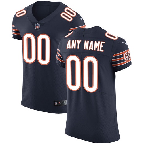 Nike Chicago Bears Elite Navy Blue Home Men's Jersey NFL Vapor Untouchable Customized jerseys