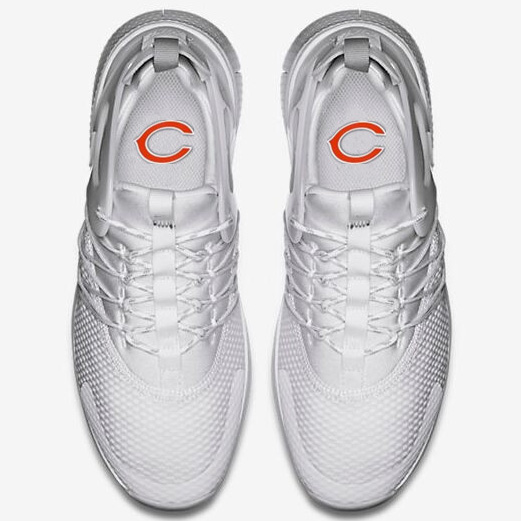 Nike Chicago Bears London Olympics White Shoes
