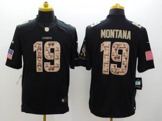 Nike Chief #19 Montana Black NFL Limited Salute to Service Jersey Nike Chief #19 Montana Black NFL Limited Salute to Service Jersey