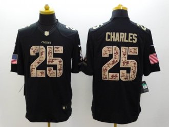 Nike Chief #25 Charles Black NFL Limited Salute to Service Jersey Nike Chief #25 Charles Black NFL Limited Salute to Service Jersey