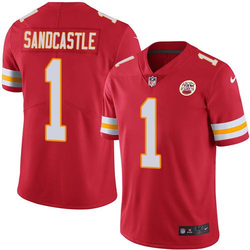 Nike Chiefs #1 Leon Sandcastle Red Team Color Men's Stitched NFL Vapor Untouchable Limited Jersey Nike Chiefs #1 Leon Sandcastle Red Team Color Men's Stitched NFL Vapor Untouchable Limited Jersey