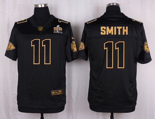 Nike Chiefs #11 Alex Smith Black Men's Stitched NFL Elite Pro Line Gold Collection Jersey Nike Chiefs #11 Alex Smith Black Men's Stitched NFL Elite Pro Line Gold Collection Jersey