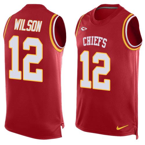 Nike Chiefs #12 Albert Wilson Red Team Color Men's Stitched NFL Limited Tank Top Jersey Nike Chiefs #12 Albert Wilson Red Team Color Men's Stitched NFL Limited Tank Top Jersey