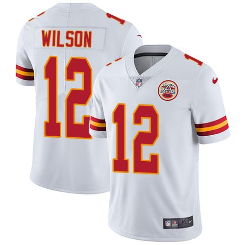 Nike Chiefs #12 Albert Wilson White Men's Stitched NFL Vapor Untouchable Limited Jersey Nike Chiefs #12 Albert Wilson White Men's Stitched NFL Vapor Untouchable Limited Jersey
