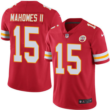 Nike Chiefs #15 Patrick Mahomes II Red Team Color Youth Stitched NFL Vapor Untouchable Limited Jersey Nike Chiefs #15 Patrick Mahomes II Red Team Color Youth Stitched NFL Vapor Untouchable Limited Jersey
