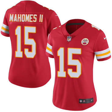 Nike Chiefs #15 Patrick Mahomes II Red Women's Stitched NFL Limited Rush Jersey