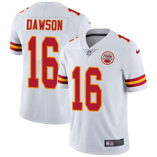 Nike Chiefs #16 Len Dawson White Men's Stitched NFL Vapor Untouchable Limited Jersey Nike Chiefs #16 Len Dawson White Men's Stitched NFL Vapor Untouchable Limited Jersey