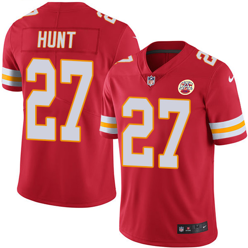 Nike Chiefs #27 Kareem Hunt Red Team Color Men's Stitched NFL Vapor Untouchable Limited Jersey Nike Chiefs #27 Kareem Hunt Red Team Color Men's Stitched NFL Vapor Untouchable Limited Jersey