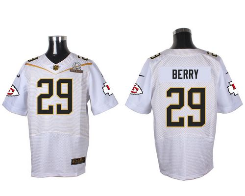 Nike Chiefs #29 Eric Berry White 2016 Pro Bowl Men's Stitched NFL Elite Jersey Nike Chiefs #29 Eric Berry White 2016 Pro Bowl Men's Stitched NFL Elite Jersey