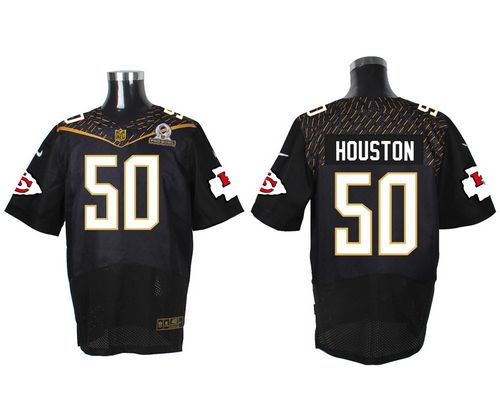 Nike Chiefs #50 Justin Houston Black 2016 Pro Bowl Men's Stitched NFL Elite Jersey Nike Chiefs #50 Justin Houston Black 2016 Pro Bowl Men's Stitched NFL Elite Jersey