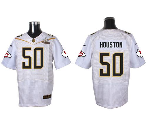 Nike Chiefs #50 Justin Houston White 2016 Pro Bowl Men's Stitched NFL Elite Jersey Nike Chiefs #50 Justin Houston White 2016 Pro Bowl Men's Stitched NFL Elite Jersey