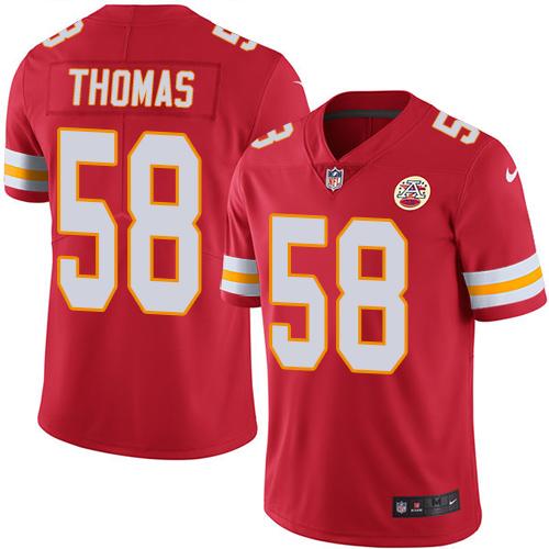 Nike Chiefs #58 Derrick Thomas Red Team Color Men's Stitched NFL Vapor Untouchable Limited Jersey Nike Chiefs #58 Derrick Thomas Red Team Color Men's Stitched NFL Vapor Untouchable Limited Jersey