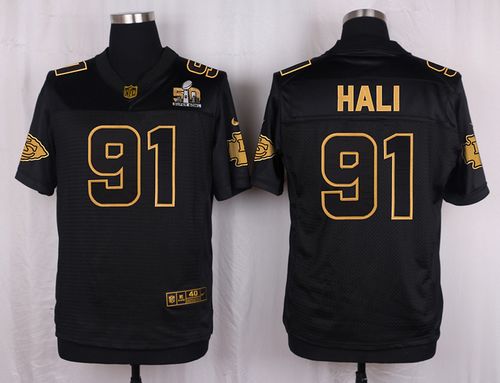 Nike Chiefs #91 Tamba Hali Black Men's Stitched NFL Elite Pro Line Gold Collection Jersey Nike Chiefs #91 Tamba Hali Black Men's Stitched NFL Elite Pro Line Gold Collection Jersey