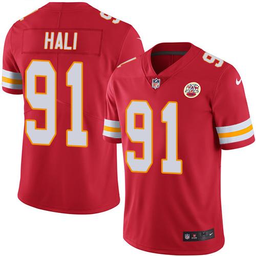 Nike Chiefs #91 Tamba Hali Red Men's Stitched NFL Limited Rush Jersey Nike Chiefs #91 Tamba Hali Red Men's Stitched NFL Limited Rush Jersey