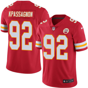 Nike Chiefs #92 Tanoh Kpassagnon Red Team Color Men's Stitched NFL Vapor Untouchable Limited Jersey Nike Chiefs #92 Tanoh Kpassagnon Red Team Color Men's Stitched NFL Vapor Untouchable Limited Jersey