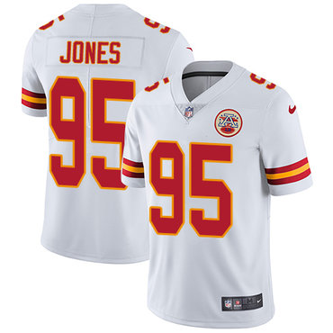 Nike Chiefs #95 Chris Jones White Youth Stitched NFL Vapor Untouchable Limited Jersey Nike Chiefs #95 Chris Jones White Youth Stitched NFL Vapor Untouchable Limited Jersey